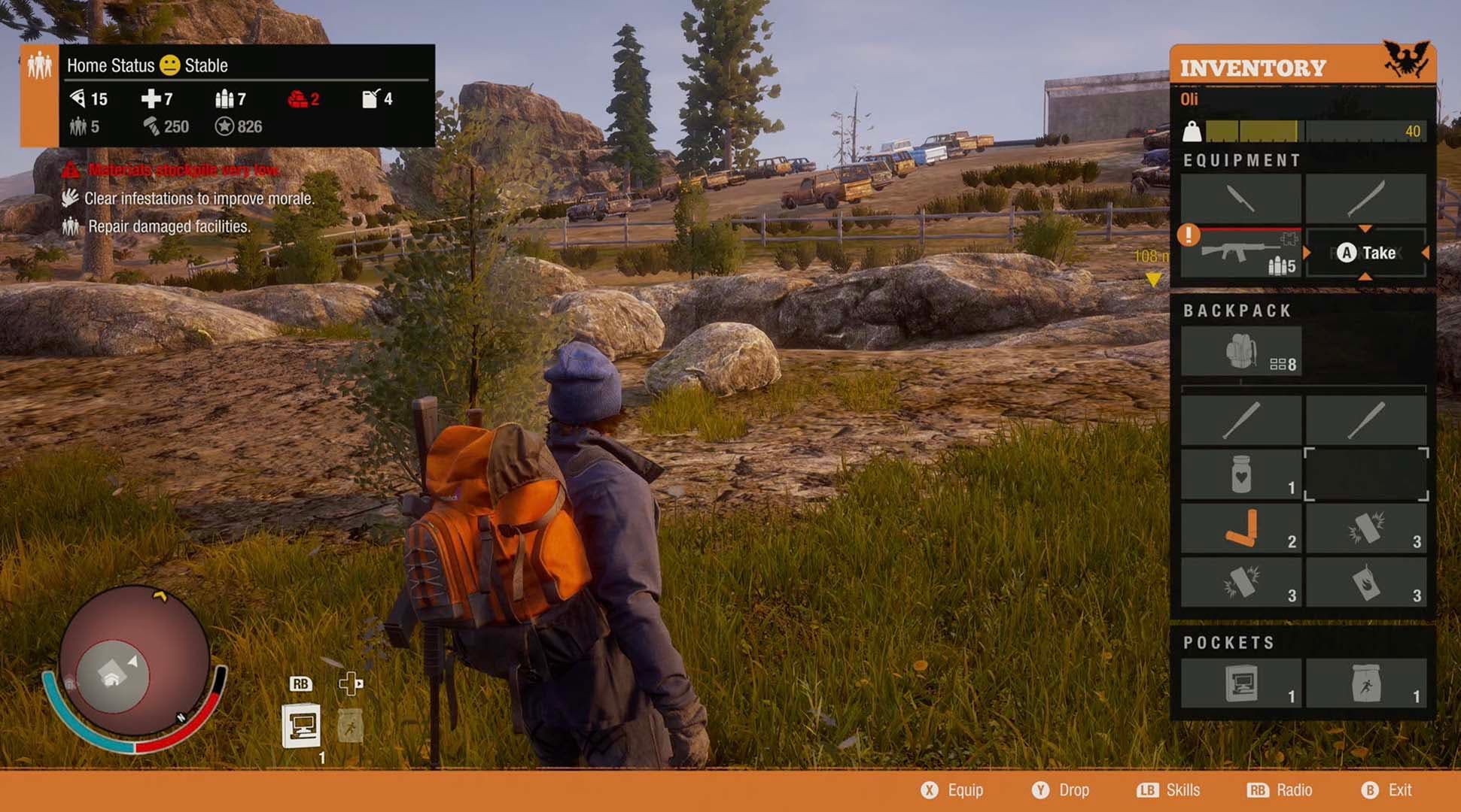 Gameplay e impresiones de State of Decay 2 en Xbox One X 112