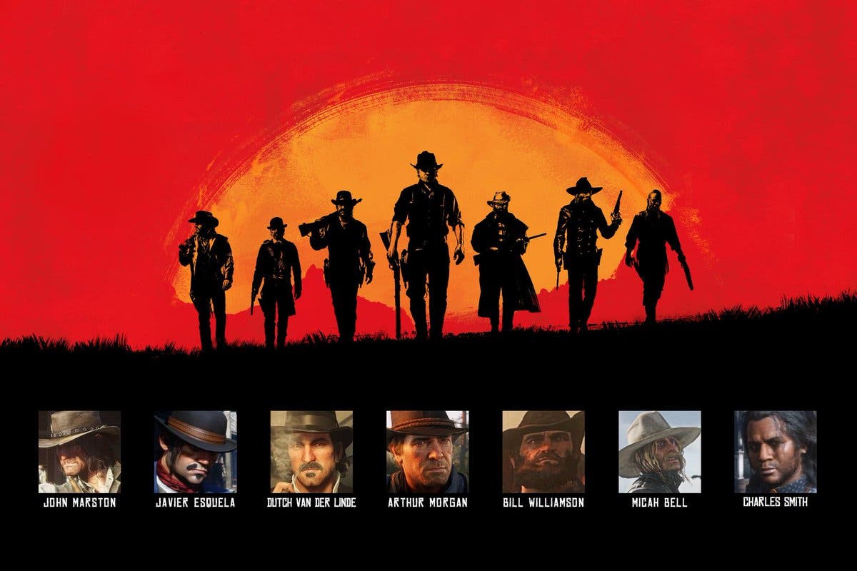 Estos son los personajes del póster de Red Dead Redemption 2 113