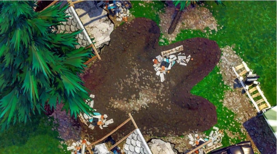 Fortnite y la huella de dinosaurio que despierta rumores sobre la quinta temporada 111