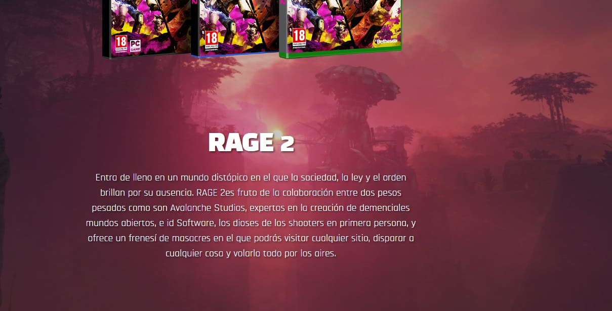 El mundo abierto de Rage 2 estará creado por id Software y Avalanche Studios 107