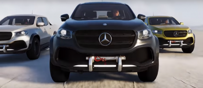 Se presenta el radical Mercedes Benz clase X en The Crew 2