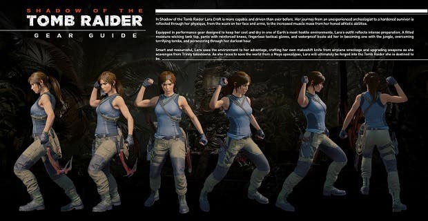 Así ha cambiado físicamente Lara en Shadow of The Tomb Raider 112