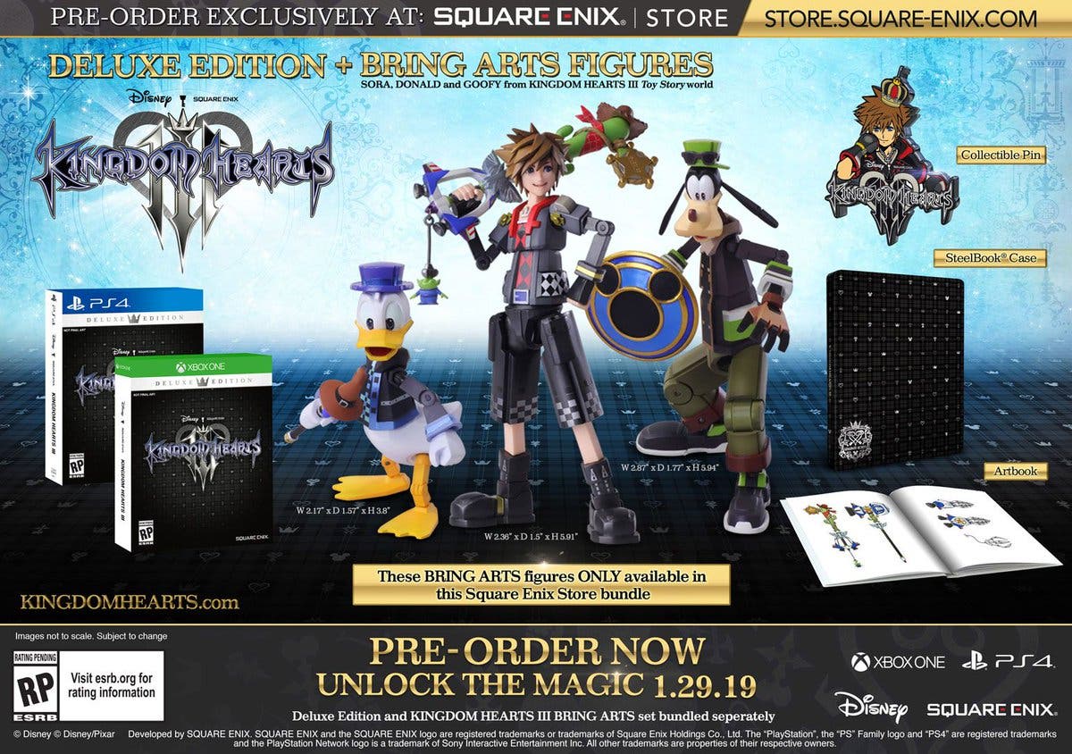 Esta es la maravillosa edición especial de Kingdom Hearts III 109