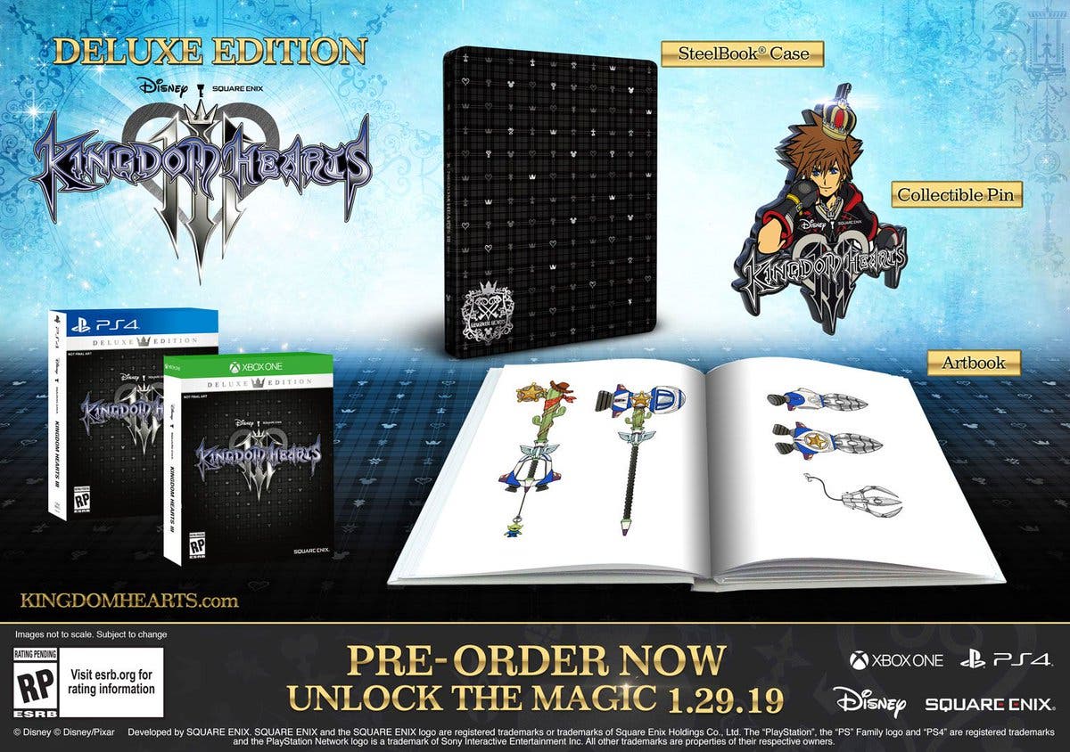 Esta es la maravillosa edición especial de Kingdom Hearts III 108