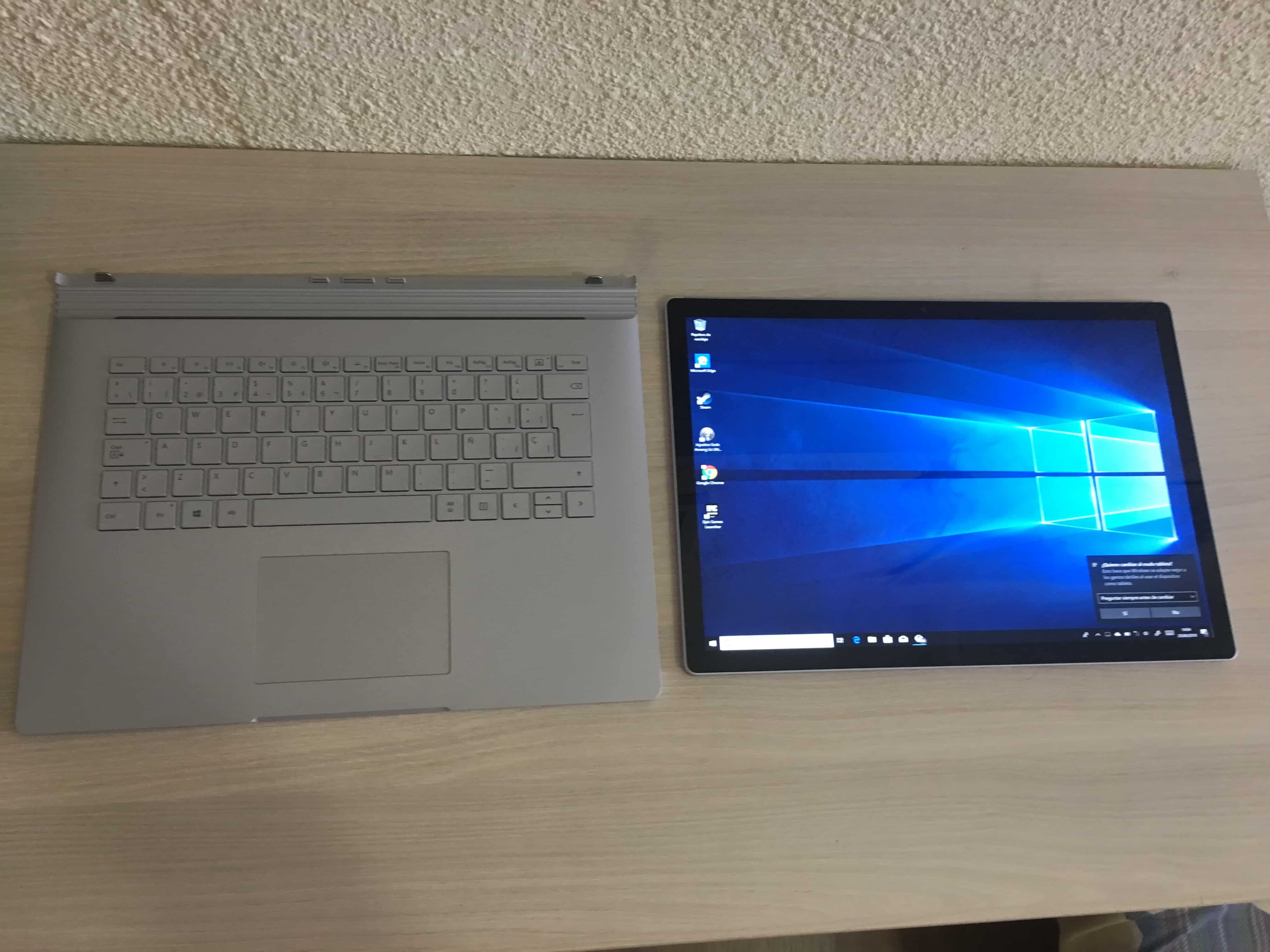 Análisis de Microsoft Surface Book 2 15" 115