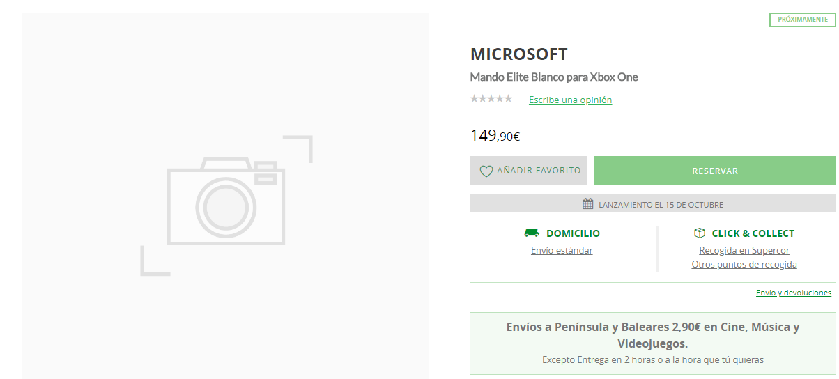 Un nuevo mando Elite blanco podría llegar en octubre 109