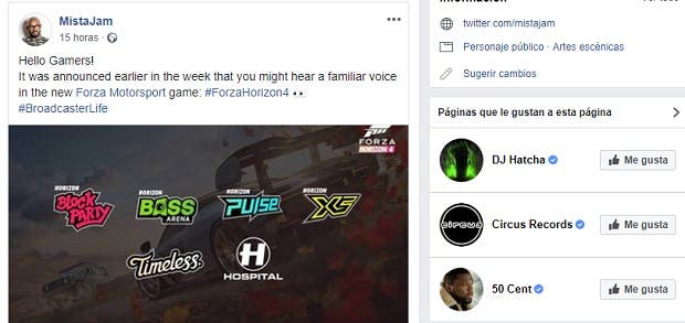 Forza Horizon 4 contará con un DJ que nos traerá dance, rap y R&B 107