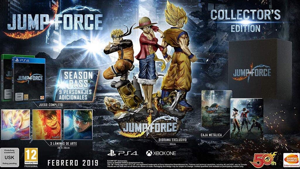 Jump Force anuncia mes de lanzamiento y edición para coleccionistas 107