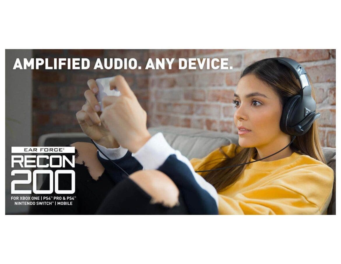 Así son los auriculares gaming Recon 200 de Turtle Beach 115