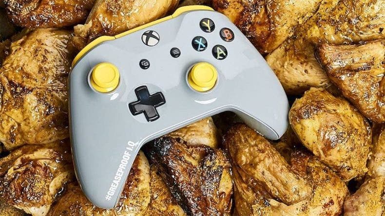 El mando temático de PUBG para cenar pollo sin mancharte de grasa