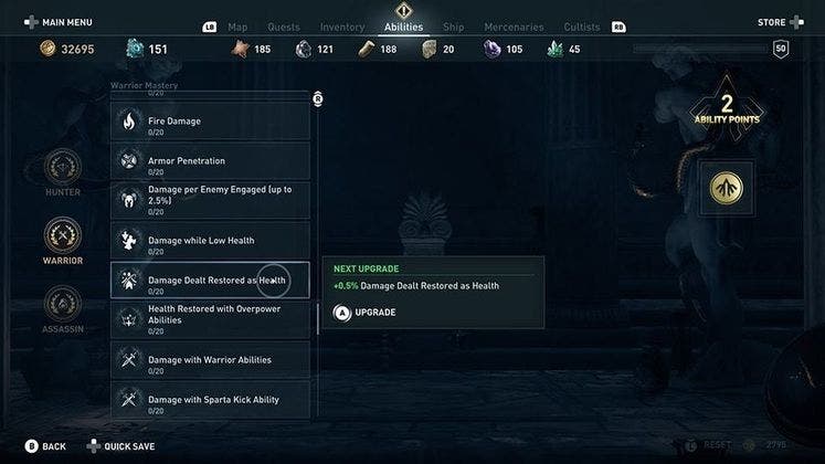 Llegan los niveles de maestría a Assassin's Creed Odyssey 109