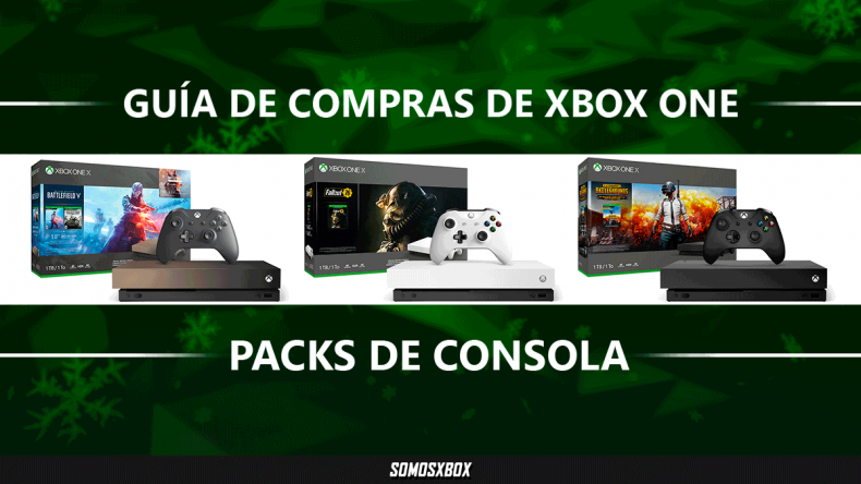 Guía de compras de Xbox One: packs de Xbox One X y Xbox One S