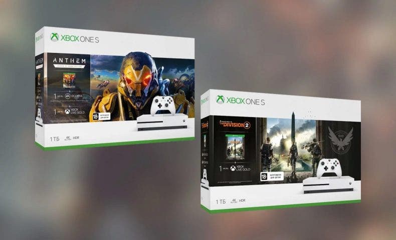 Filtrados dos nuevos bundles de Xbox One S con Anthem y The Division 2