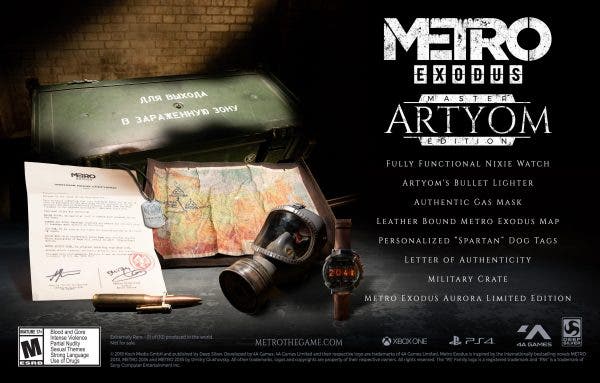 Metro Exodus presenta la Artyom Edition, limitada a diez unidades 107