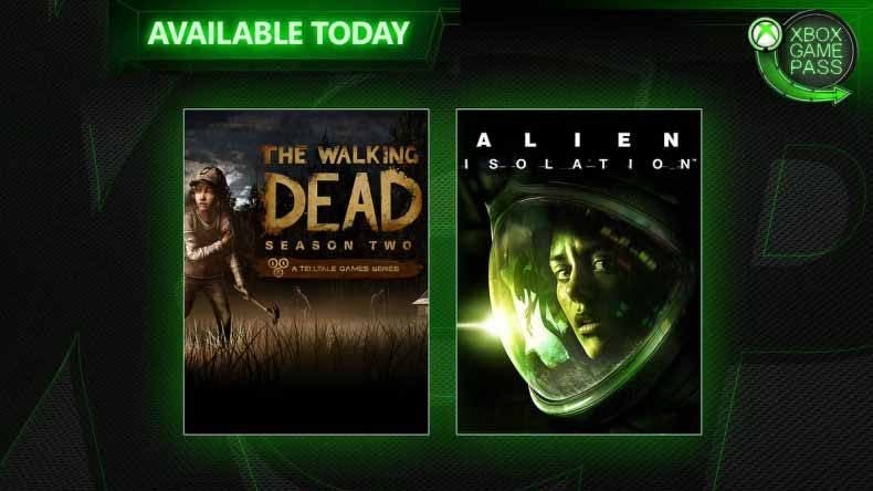 The Walking Dead Season 2 y Alien Isolation disponibles en Xbox Game Pass