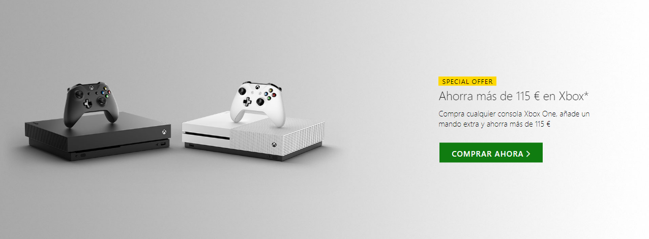 Consigue tu consola Xbox One con mando de regalo y ahorra más de 100€ 113