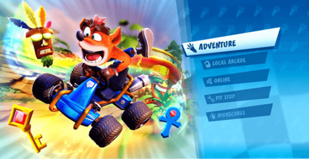 Se muestra el modo aventura de Crash Team Racing Nitro Fueled 109