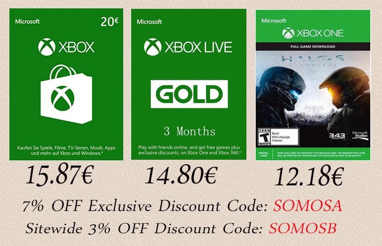 Ofertas y descuentos para juegos y servicios de Xbox One en LVLGO 107