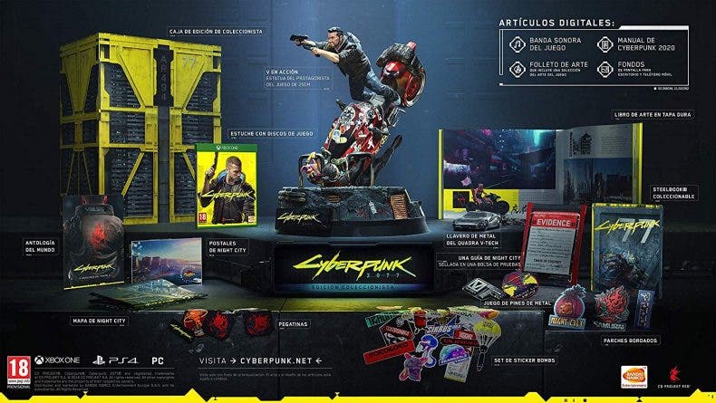La edición coleccionista de Cyberpunk 2077 y la de otro juego, a precio de infarto edición coleccionista de Cyberpunk 2077