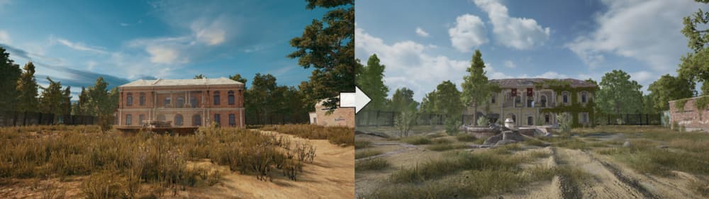 Erangel, el mapa de PUBG, ha recibido grandes cambios en la última actualización 117