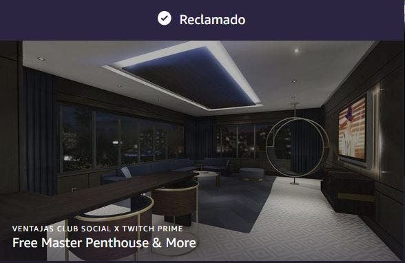 Disfruta de un apartamento en el nuevo casino de GTA Online gracias a tu suscripción Prime 109