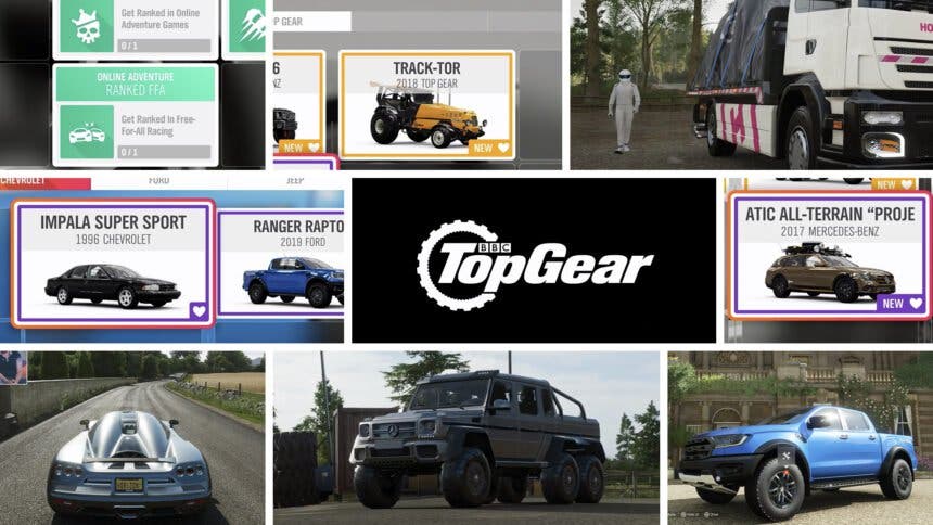 Top Gear llega a Forza Horizon 4 en la próxima temporada