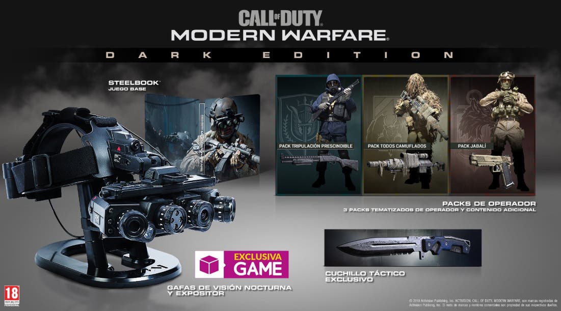Así es la edición coleccionista de Call of Duty: Modern Warfare 100