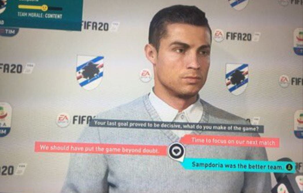 ¿Messi y Cristiano como entrenadores" FIFA 20 lo hará posible