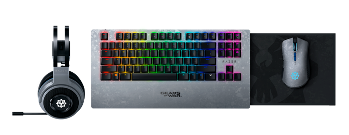 Ya disponible para reserva la limitada gama Razer de Gears 5 108