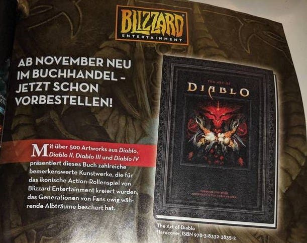 Diablo 4 es cada vez más real gracias a un libro de arte 107