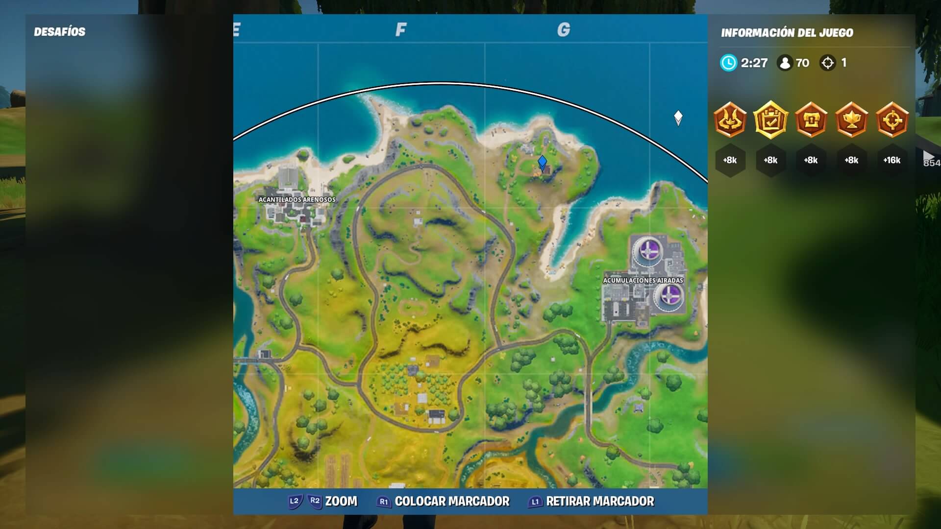 Cómo completar los desafíos Fortnite: Pesadilla antes de la Tempestad 109