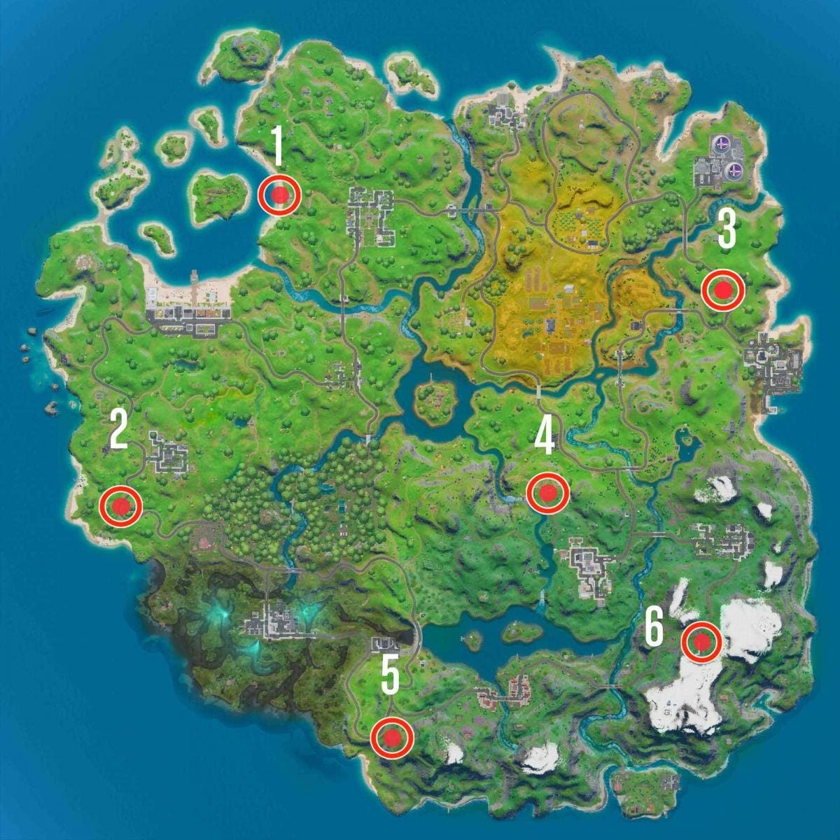 Cómo completar los desafíos 'Forjado en Sorbete' en Fortnite 109