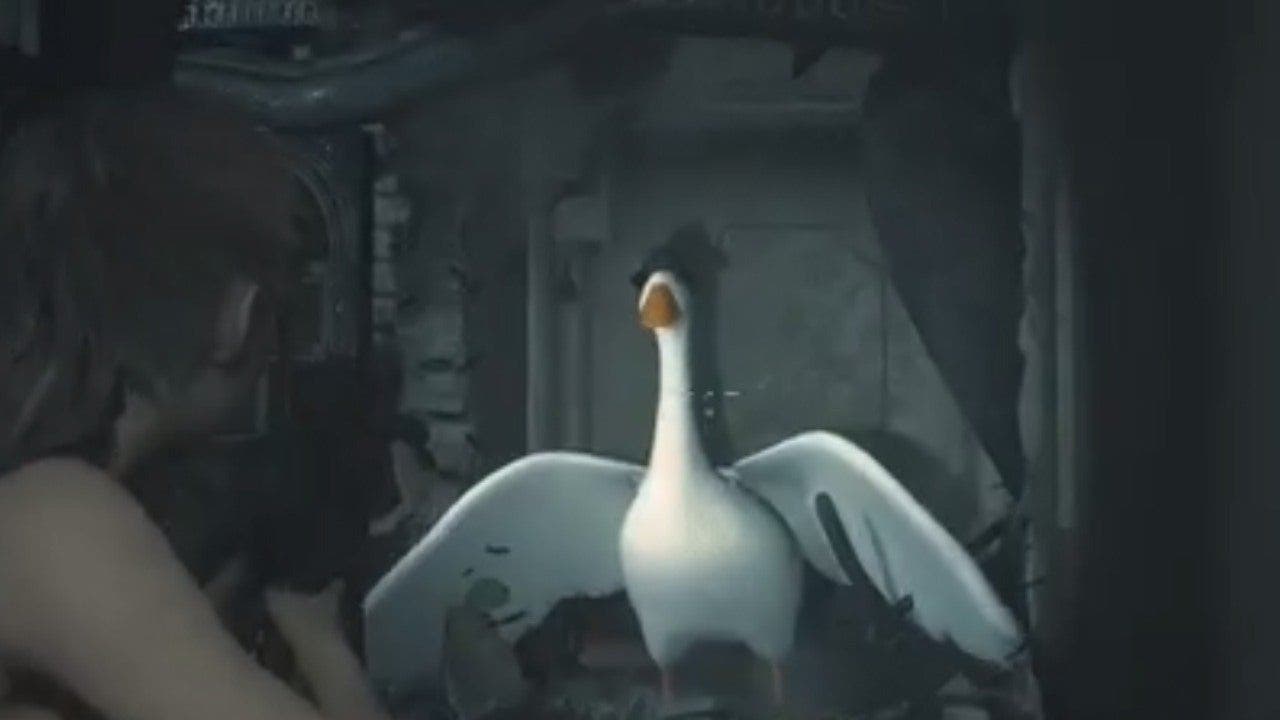 El ganso de Untitled Goose Game se cuela en Resident Evil 2 gracias a un mod