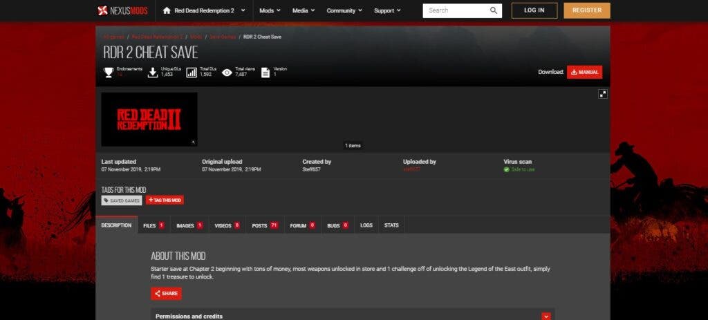 Los mods más populares de Red Dead Redemption 2 en PC son para saltar escenas 143 Los mods más populares de Red Dead Redemption 2 en PC son para saltar escenas 104