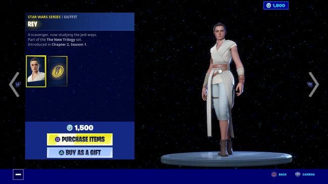 Ya están disponibles los artículos de Star Wars The Rise of Skywalker por tiempo limitado en Fortnite 127