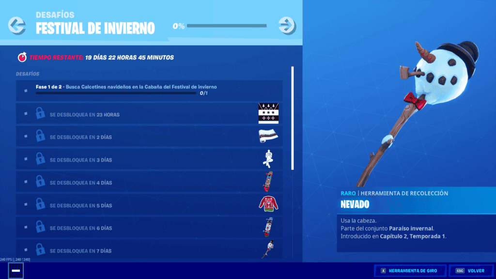 Los desafíos Festival de Invierno han llegado a Fortnite Capítulo 2 109