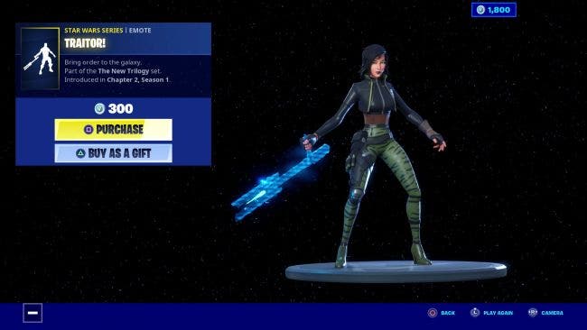 Ya están disponibles los artículos de Star Wars The Rise of Skywalker por tiempo limitado en Fortnite 120