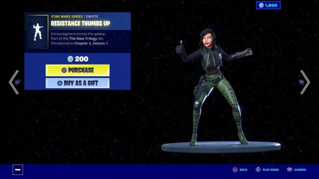 Ya están disponibles los artículos de Star Wars The Rise of Skywalker por tiempo limitado en Fortnite 122
