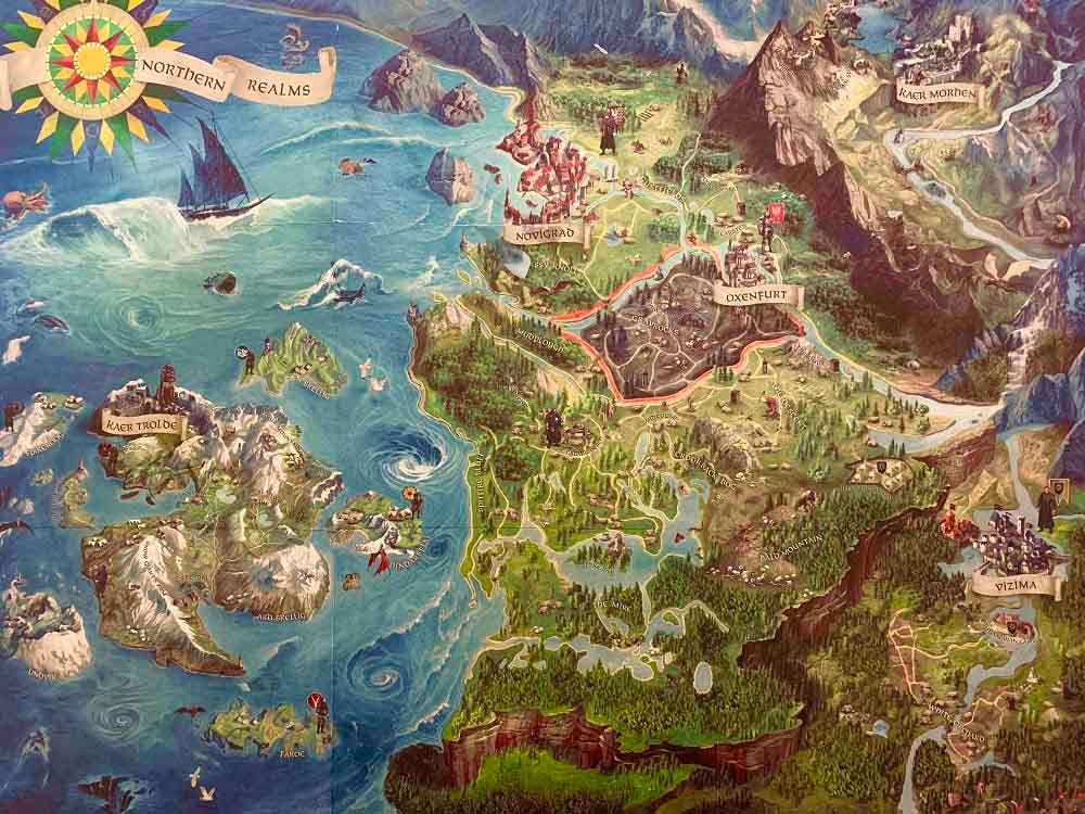 As for the history of the Witcher 3 Europe map