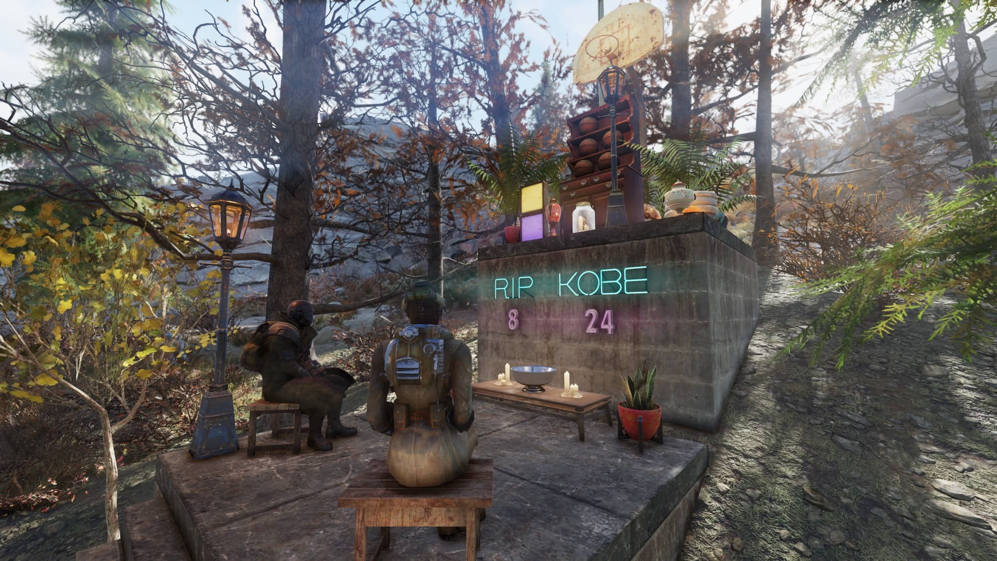 Los jugadores de Fallout 76 rinden homenaje a Kobe Bryant 102
