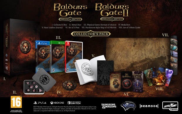 Así es la edición coleccionista de Baldur's Gate, Neverwinter Nights y más, exclusivas de Game 110