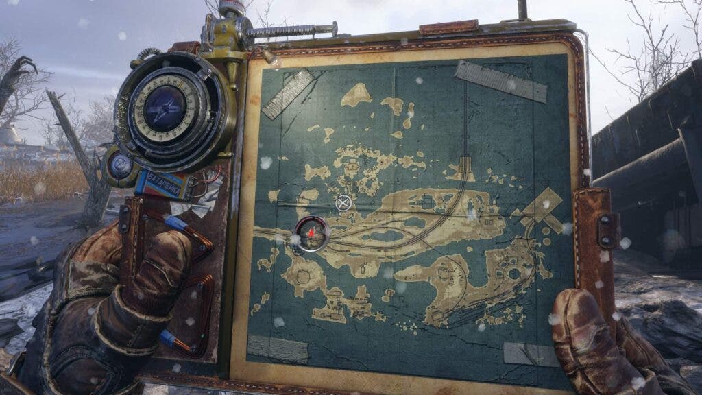 Mapa de Metro Exodus Captura del mapa de Metro Exodus