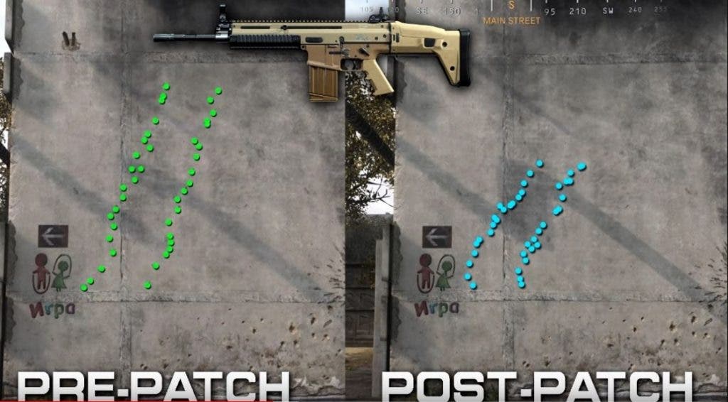 call of duty: modern warfare cambios