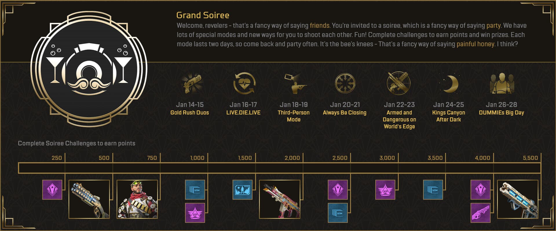 Apex Legends anuncia el evento Arcade Gran Velada con motivo del nuevo año 109