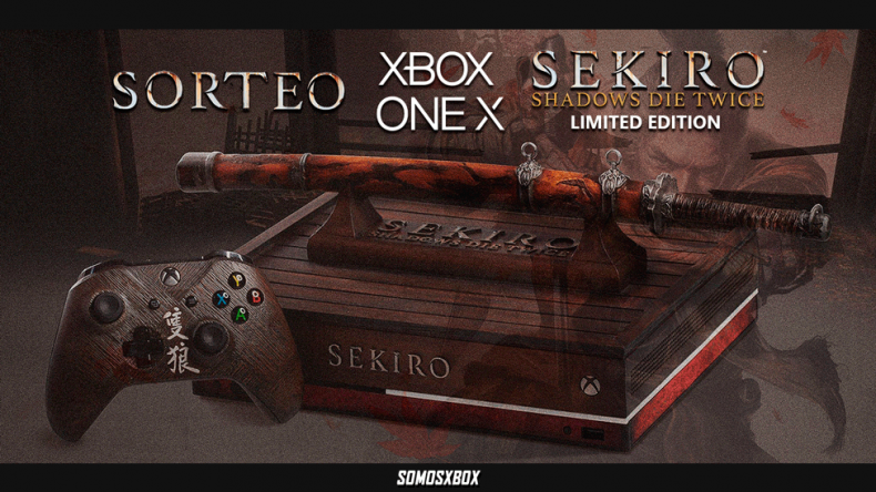 Sorteamos una Xbox One X edición limitada Sekiro. ¡Solo hay 12 en el mundo! Sorteamos una Xbox One X edición limitada Sekiro. ¡Solo hay 12 en el mundo! 1