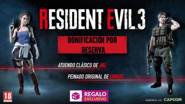 Detallados los incentivos for the game Resident Evil 3 Remake en GAME 2