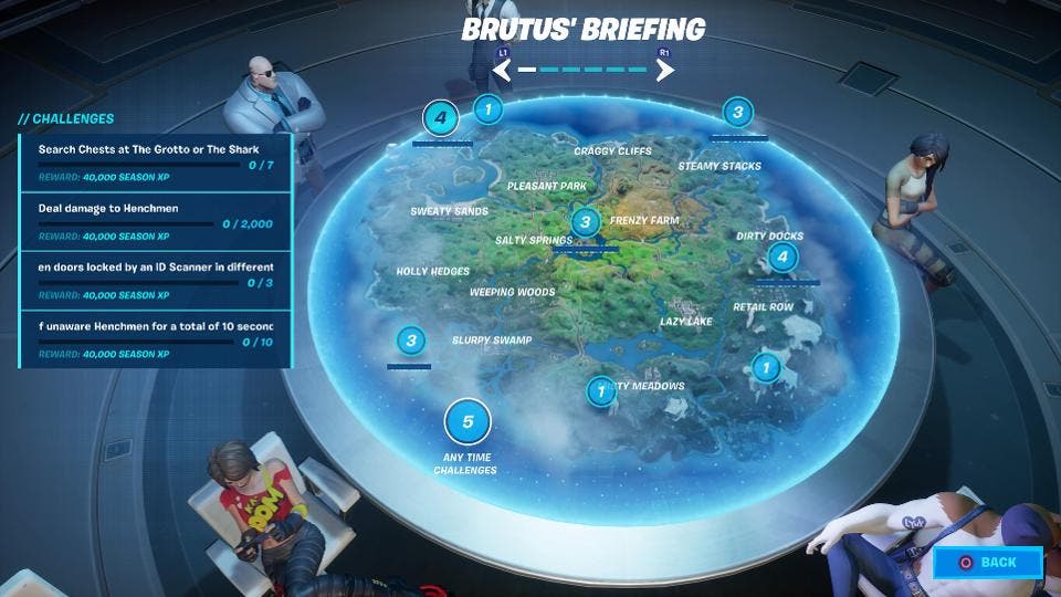Cómo completar los desafíos de la semana 1 de Informe de Brutus en Fortnite Capítulo 2