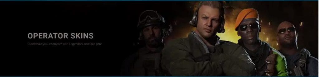 skins de operadores de la segunda temporada de Call of Duty Modern Warfare