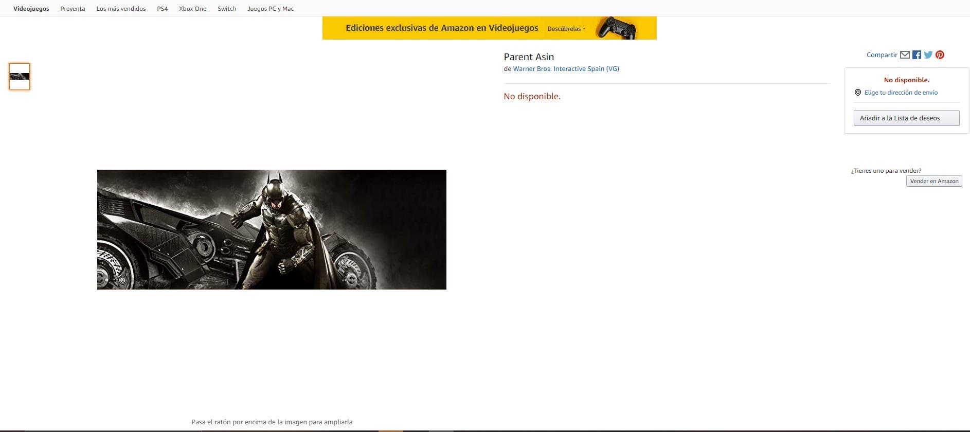 Amazon lista un nuevo juego de Batman, ¿anuncio inminente? 109