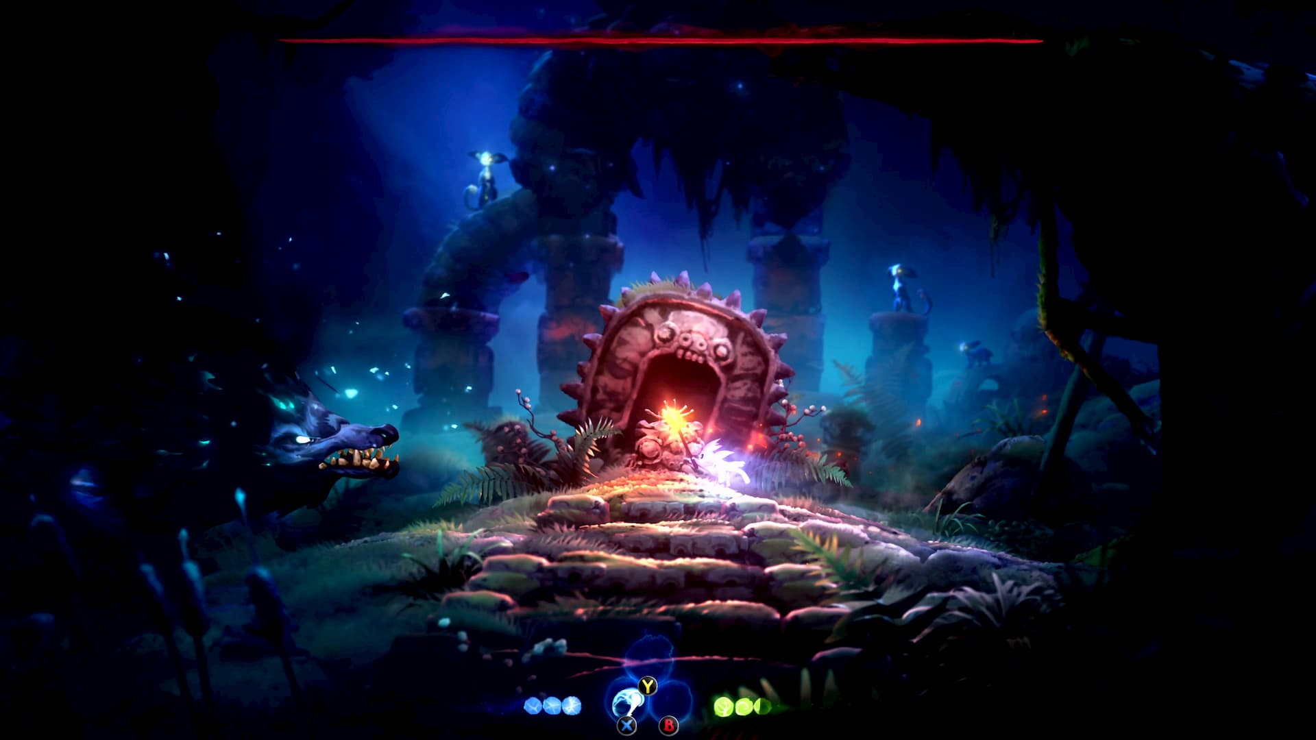 The Boss fights in the Ori and the Wills will